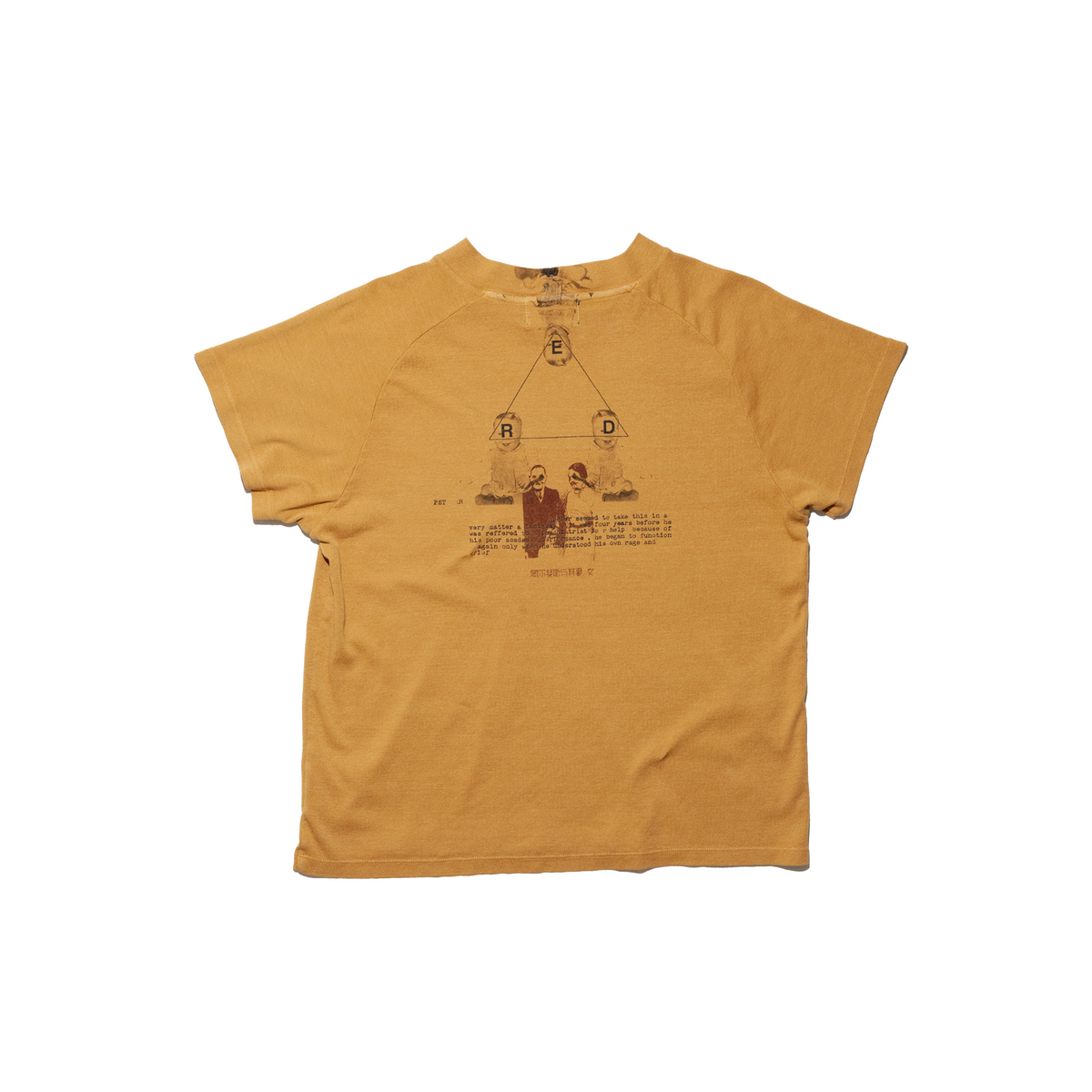 Enfants Riches Déprimés Rage N Grief Raglan T-shirt Saffron – back