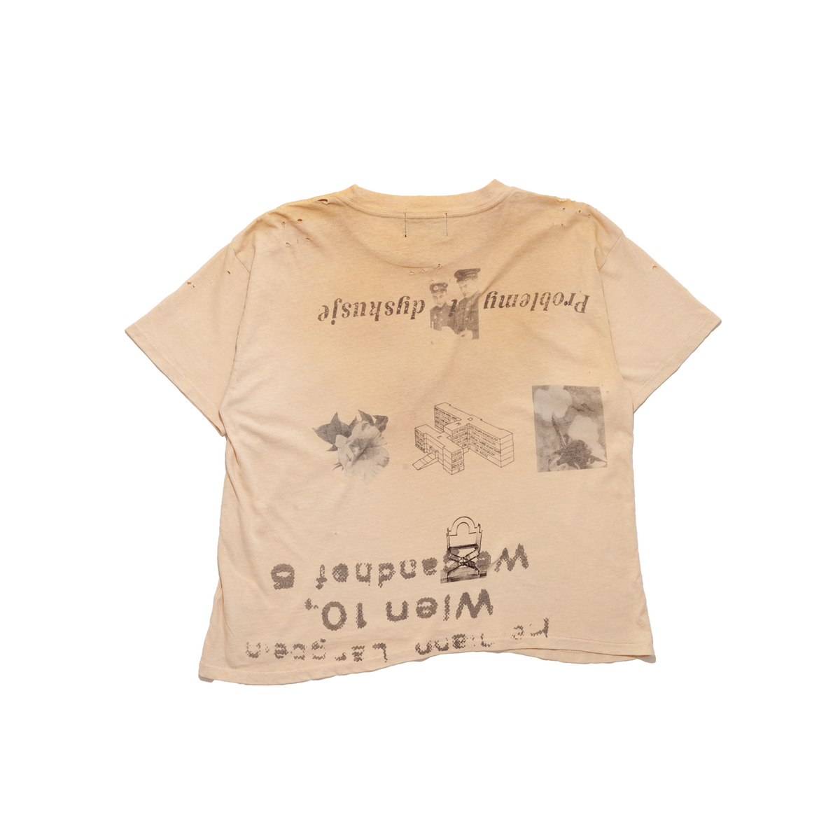 Enfants Riches Déprimés Enfants Vsegda Gotov T-shirt Dirt Stained White – back
