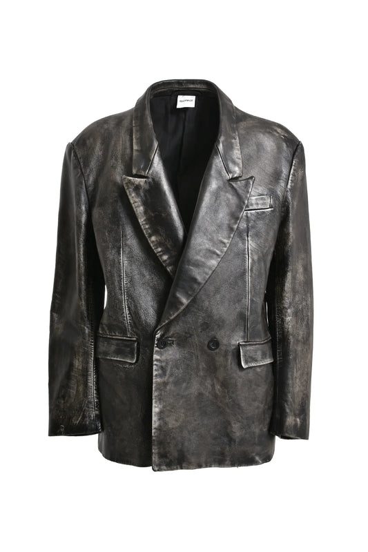 Readymade Leather Blazer Jacket