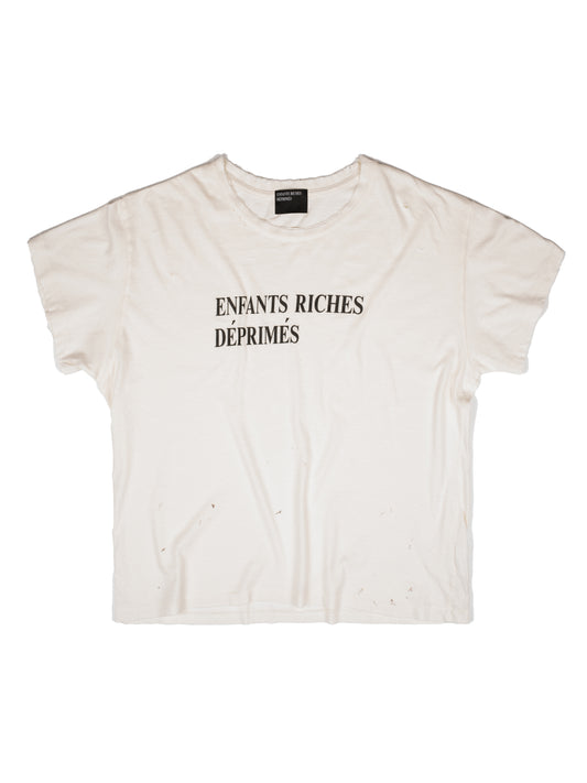 Enfants Riches Deprimes Dirt White Сlassic Logo T-Shirt
