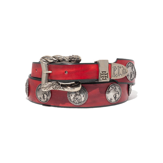 Enfants Riches Deprimes Bordeaux Multi-Coin Belt