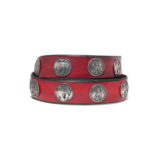 Enfants Riches Deprimes Bordeaux Multi-Coin Belt