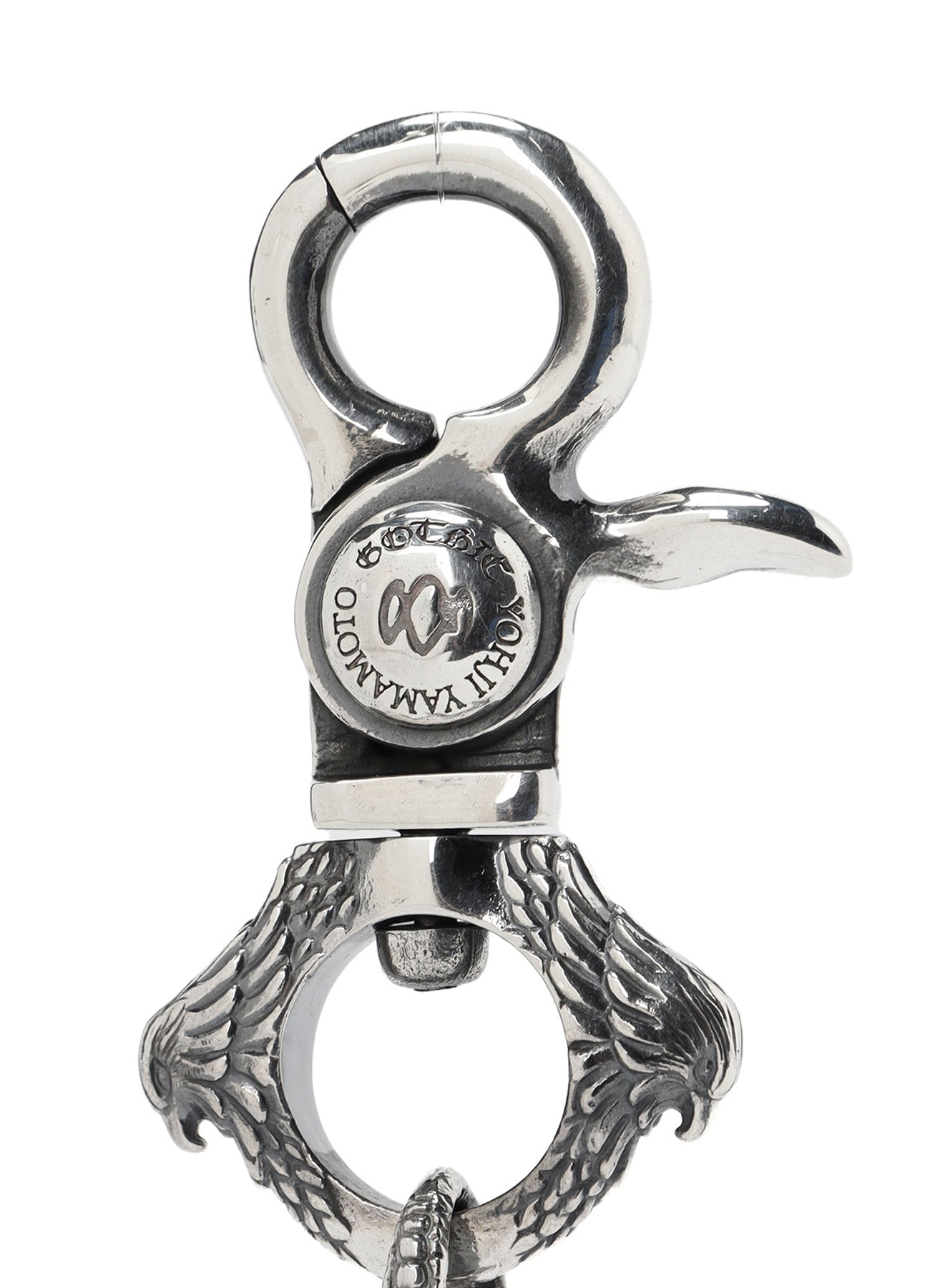 Yohji Yamamoto Silver 950 Eagle Keychain