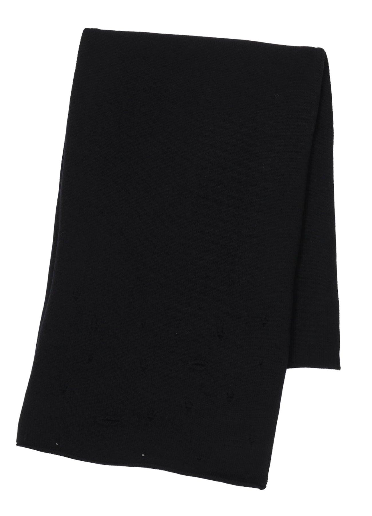 Yohji Yamamoto Damaged Knit Scarf