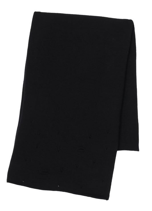 Yohji Yamamoto Damaged Knit Scarf