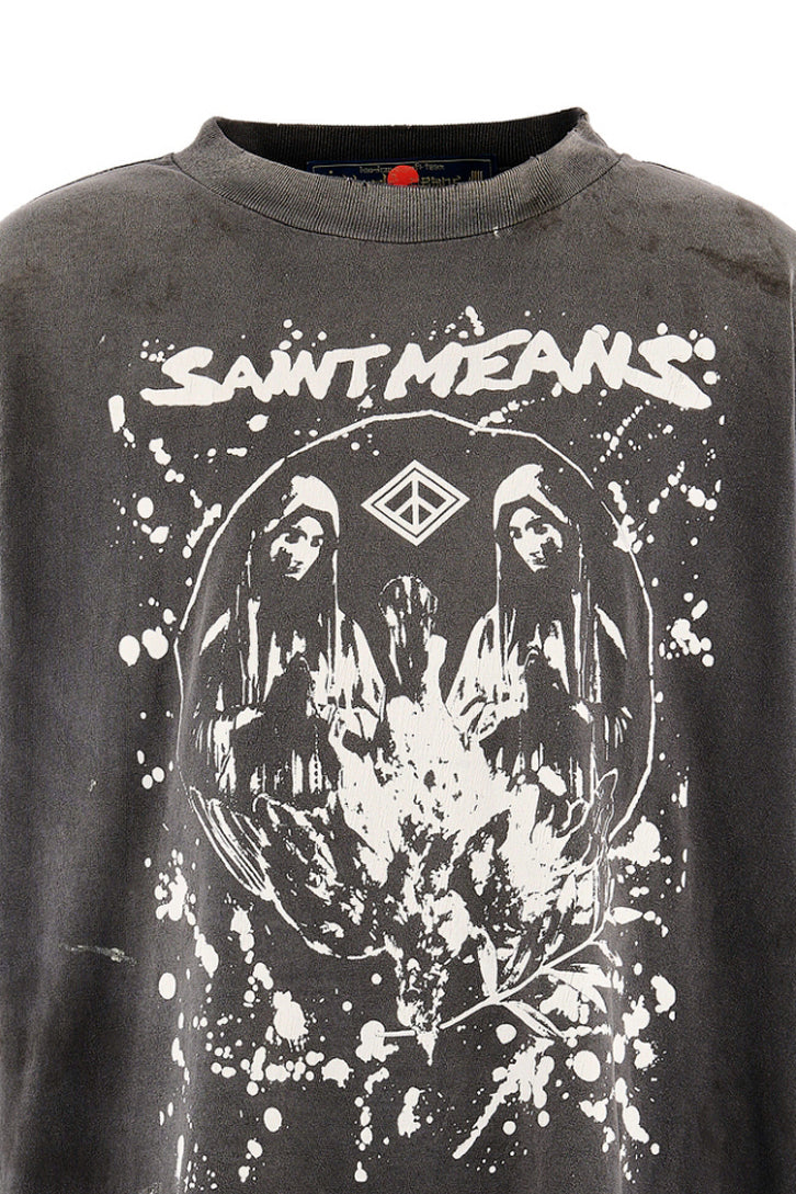 SAINT Mxxxxxx x Blackmeans Saint Means SS T-Shirt Black