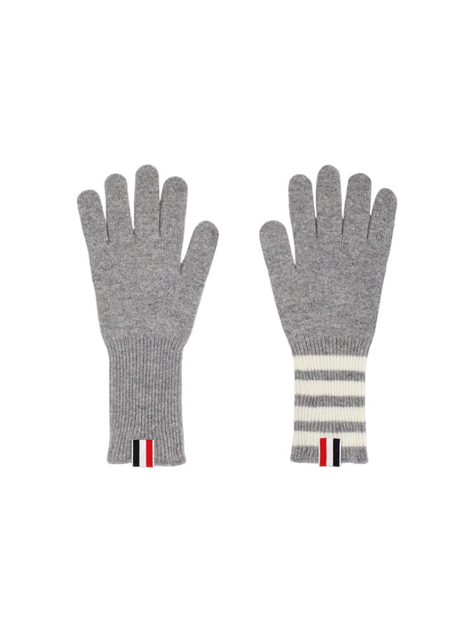 Thom Browne Cashmere gloves Light Grey