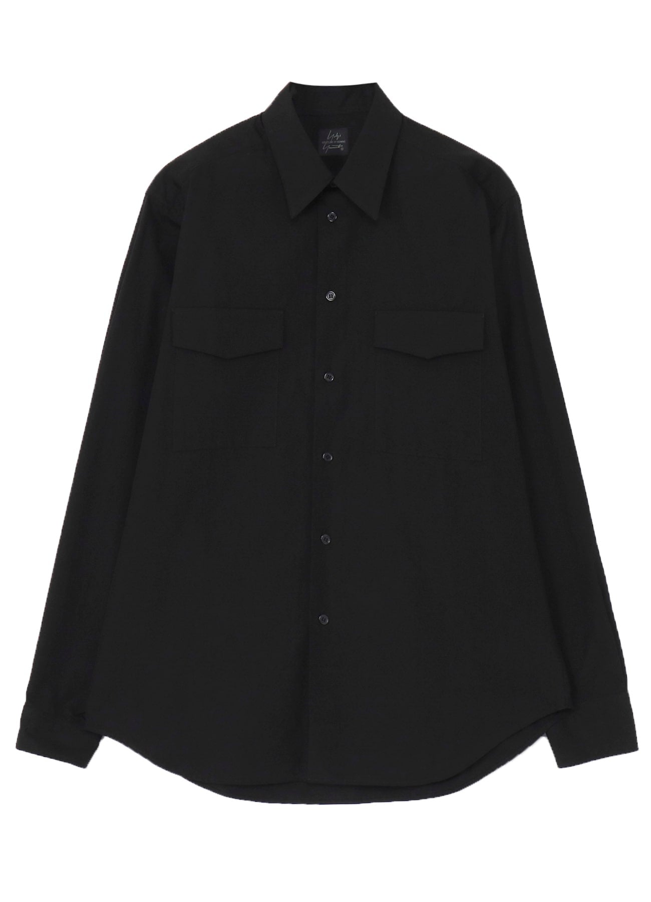 Yohji Yamamoto Flap Blouse Black