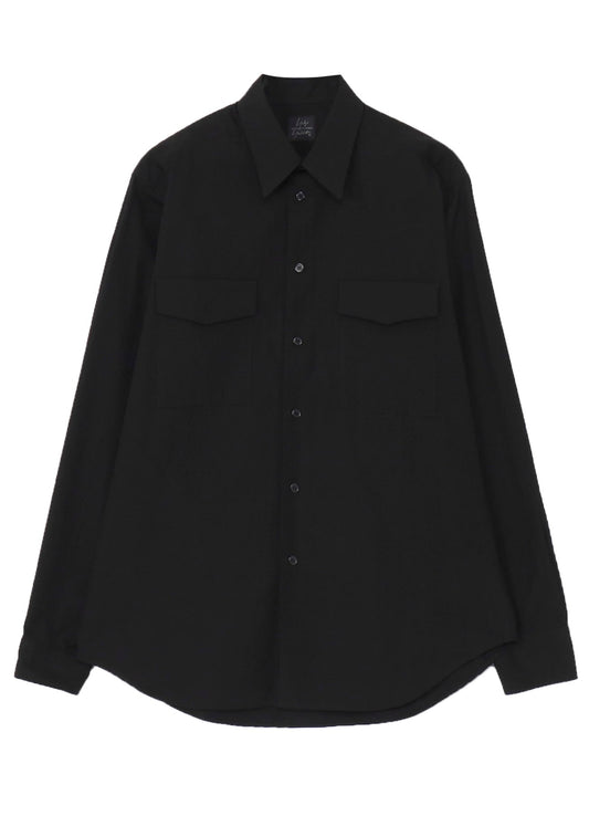 Yohji Yamamoto Flap Blouse Black