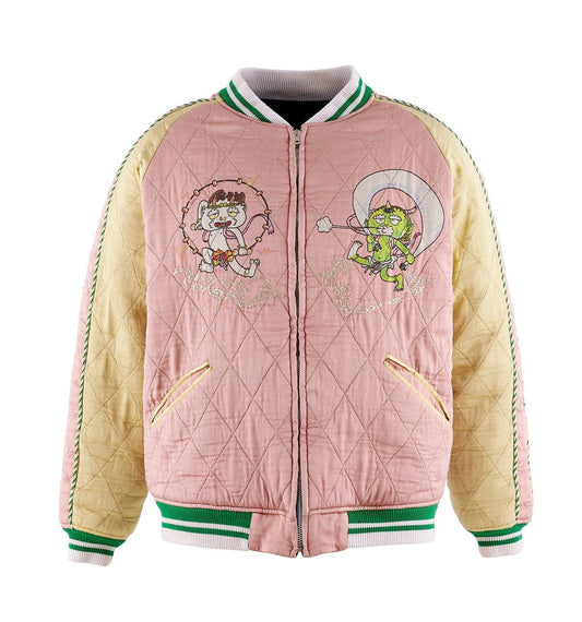 Mononoke・Made x Takashi Murakami Reversible "Sukajan" Jacket Black/Pink