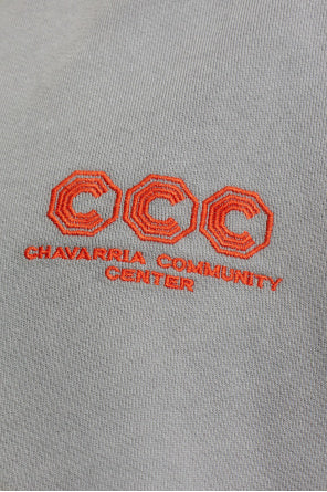 Willy Chavarria "CCC" Hooligan Zip Through Hoodie