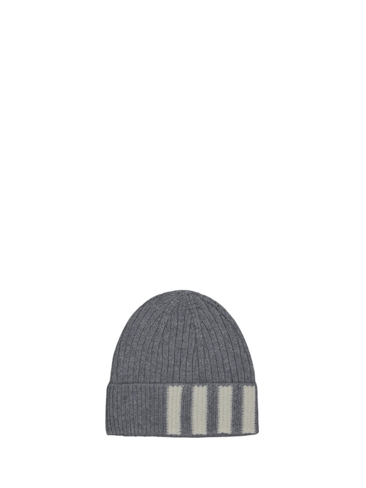 Thom Browne Cashmere 4-Bar Cuff Beanie