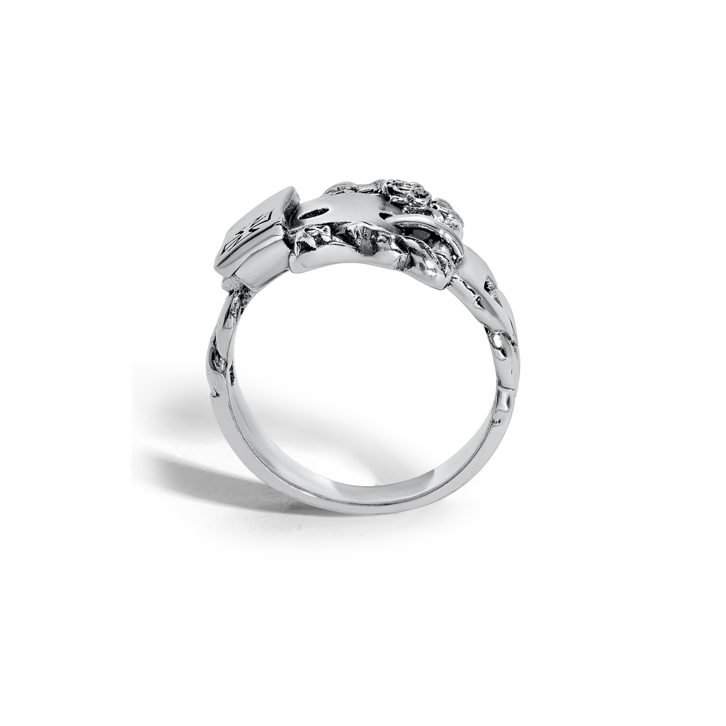 Enfants Riches Deprimes Buckle Ring Silver