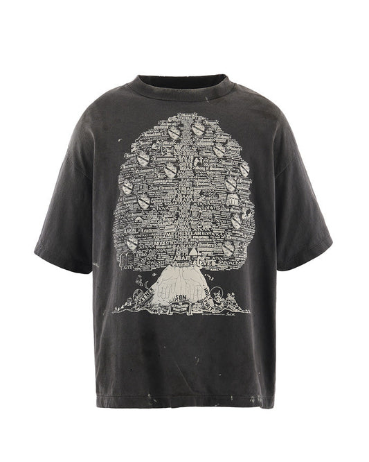 SAINT Mxxxxxx Tree SS T-Shirt Black