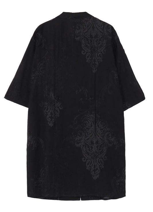 Yohji Yamamoto Jacquard Pattern Slit Jacket