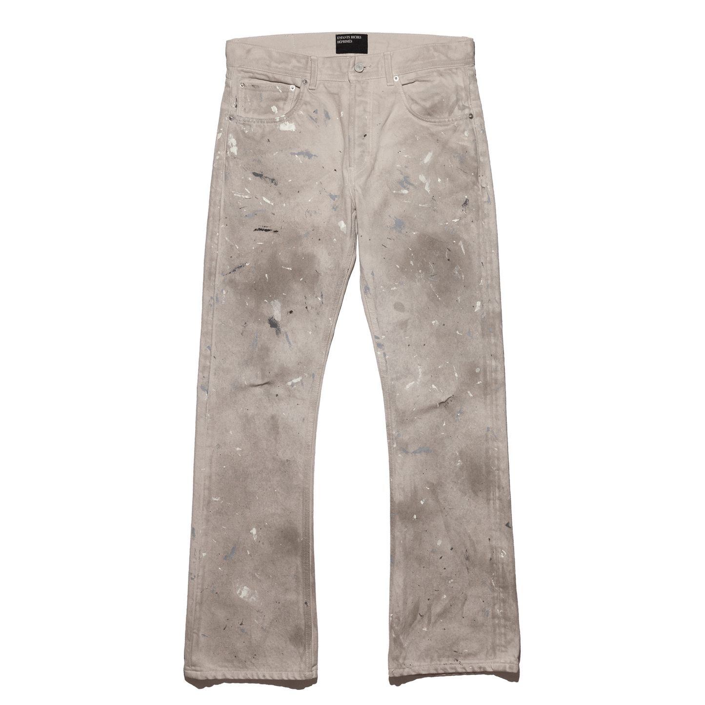 Enfants Riches Deprimes Flare Jeans Paint White