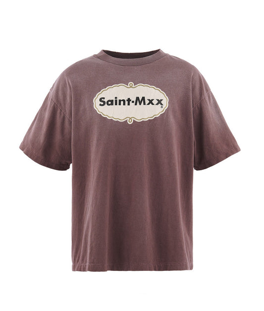 SAINT Mxxxxxx SS T-Shirt Burgundy
