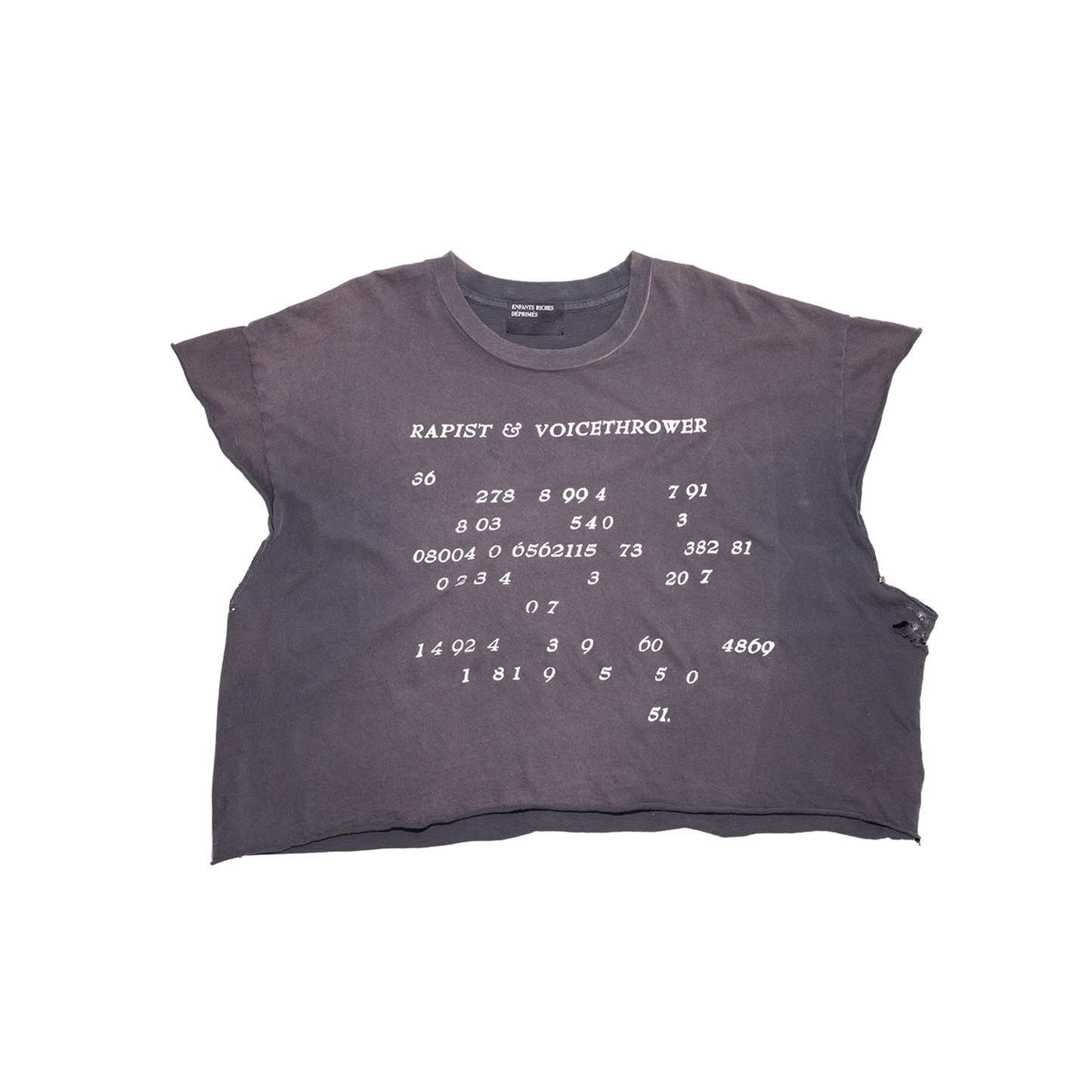 Enfants Riches Déprimés Voice Thrower Cut-Off T-shirt