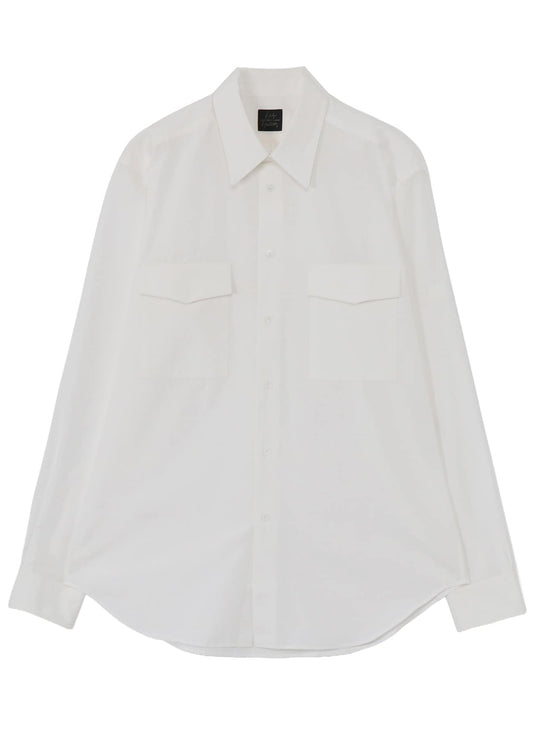Yohji Yamamoto Flap Blouse White