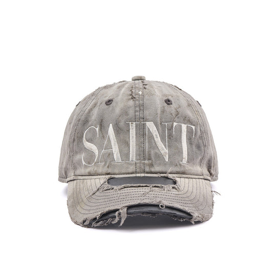 SAINT Mxxxxxx Saint Distressed Cap Charcoal