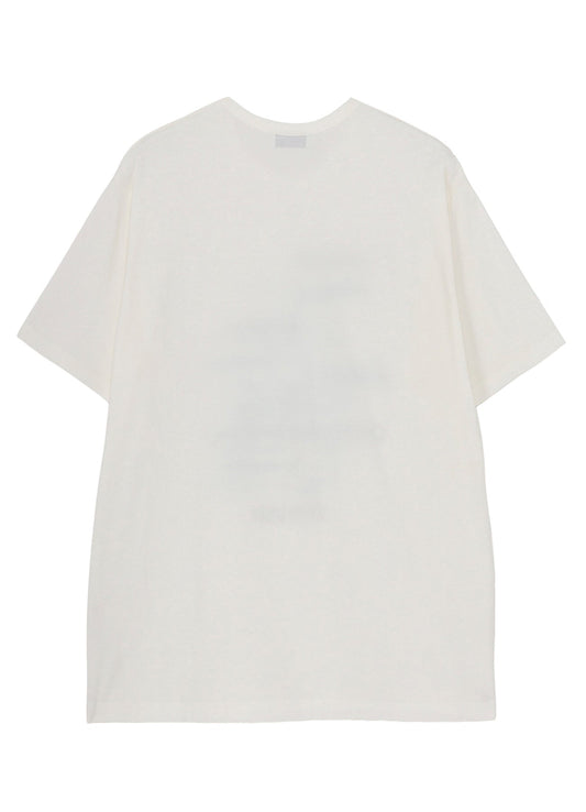 Yohji Yamamoto Discharged Printed Short Sleeve Tee