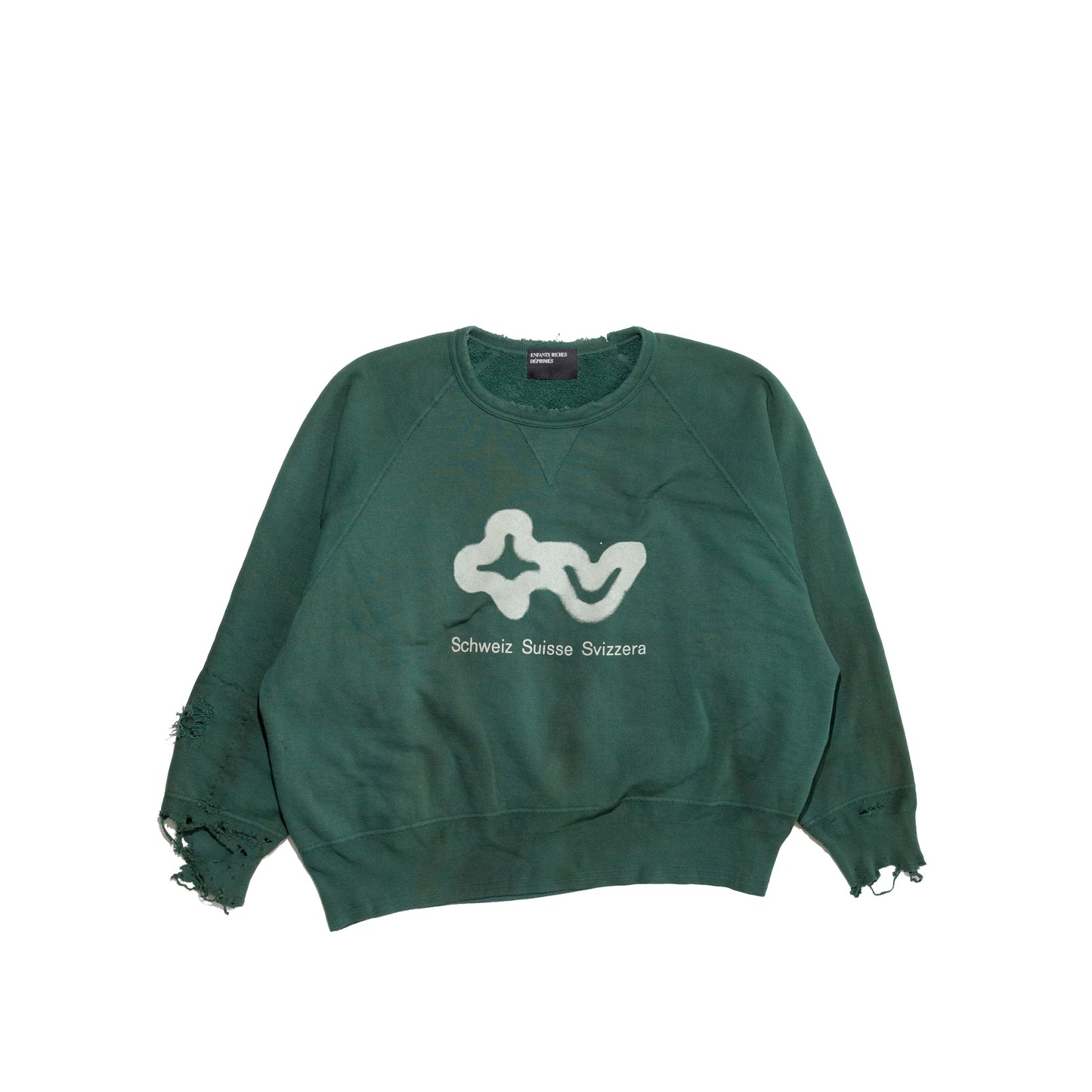 Enfants Riches Déprimés S.S.S. TV Raglan Crewneck Sweatshirt