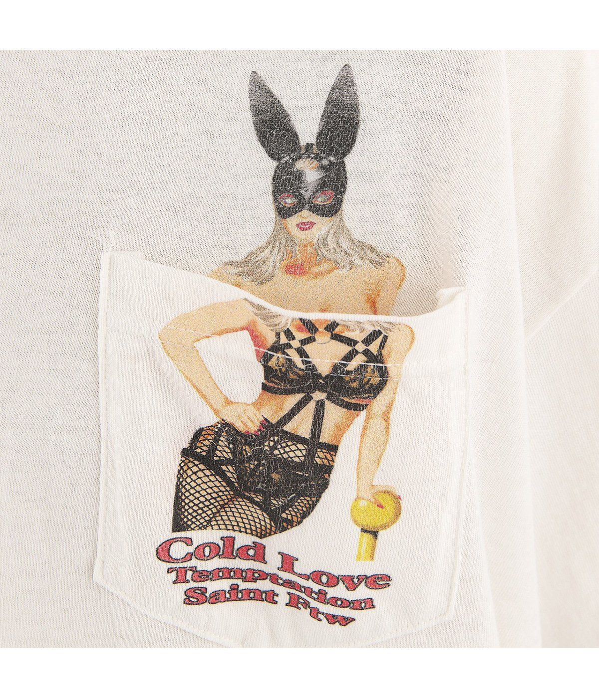 SAINT Mxxxxxx Cold Love Pocket SS T-Shirt White