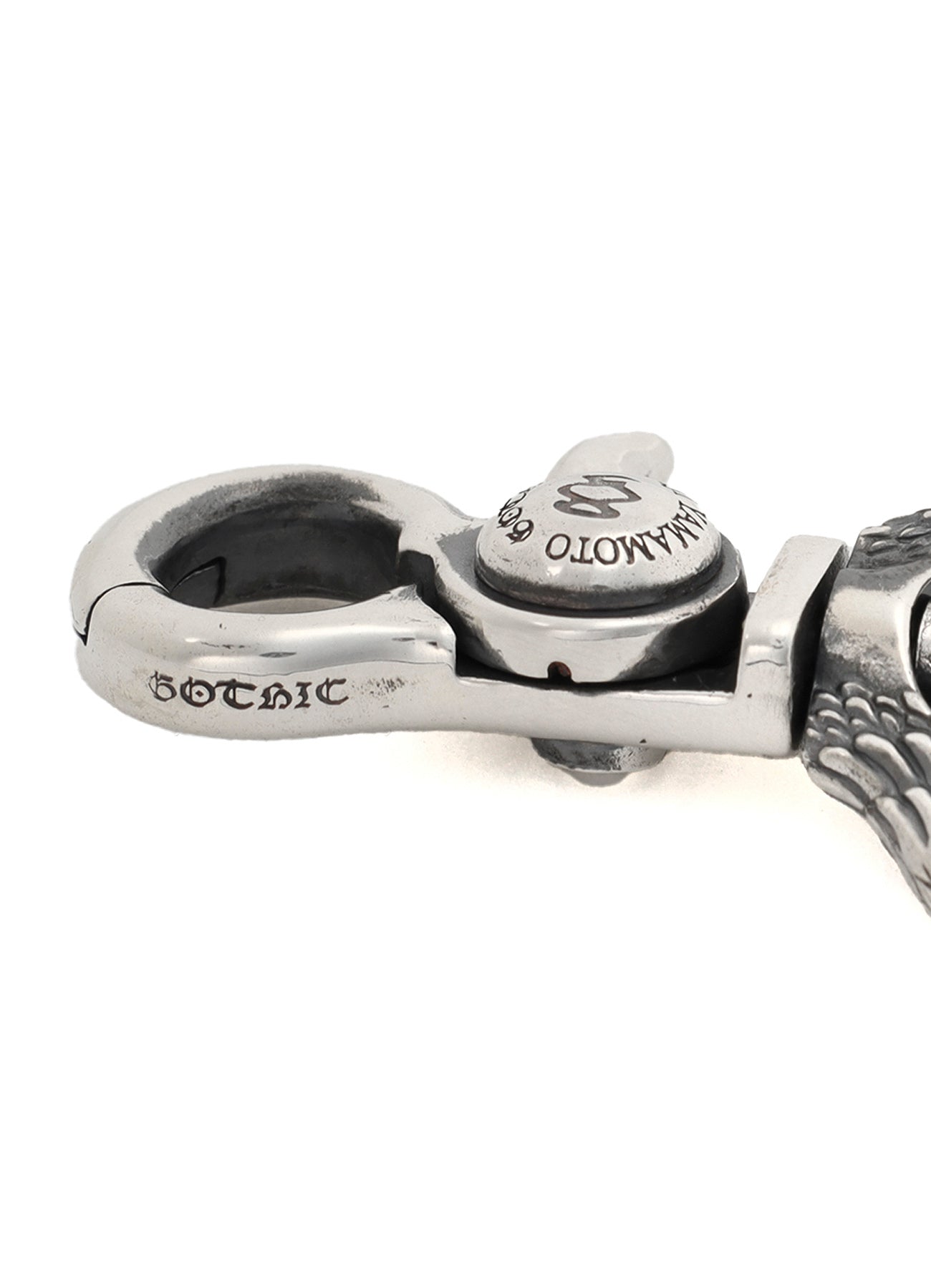 Yohji Yamamoto Silver 950 Eagle Keychain