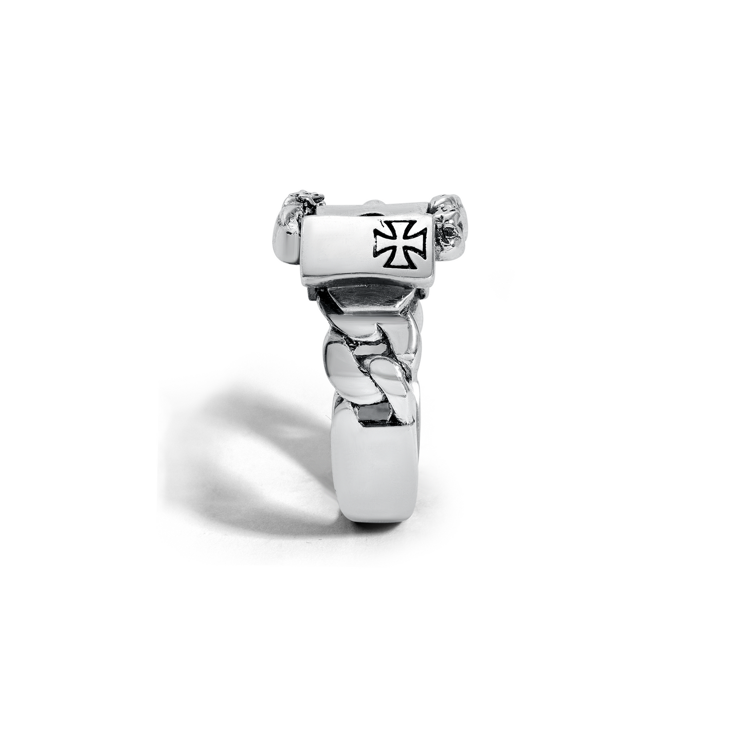 Enfants Riches Deprimes Buckle Ring Silver