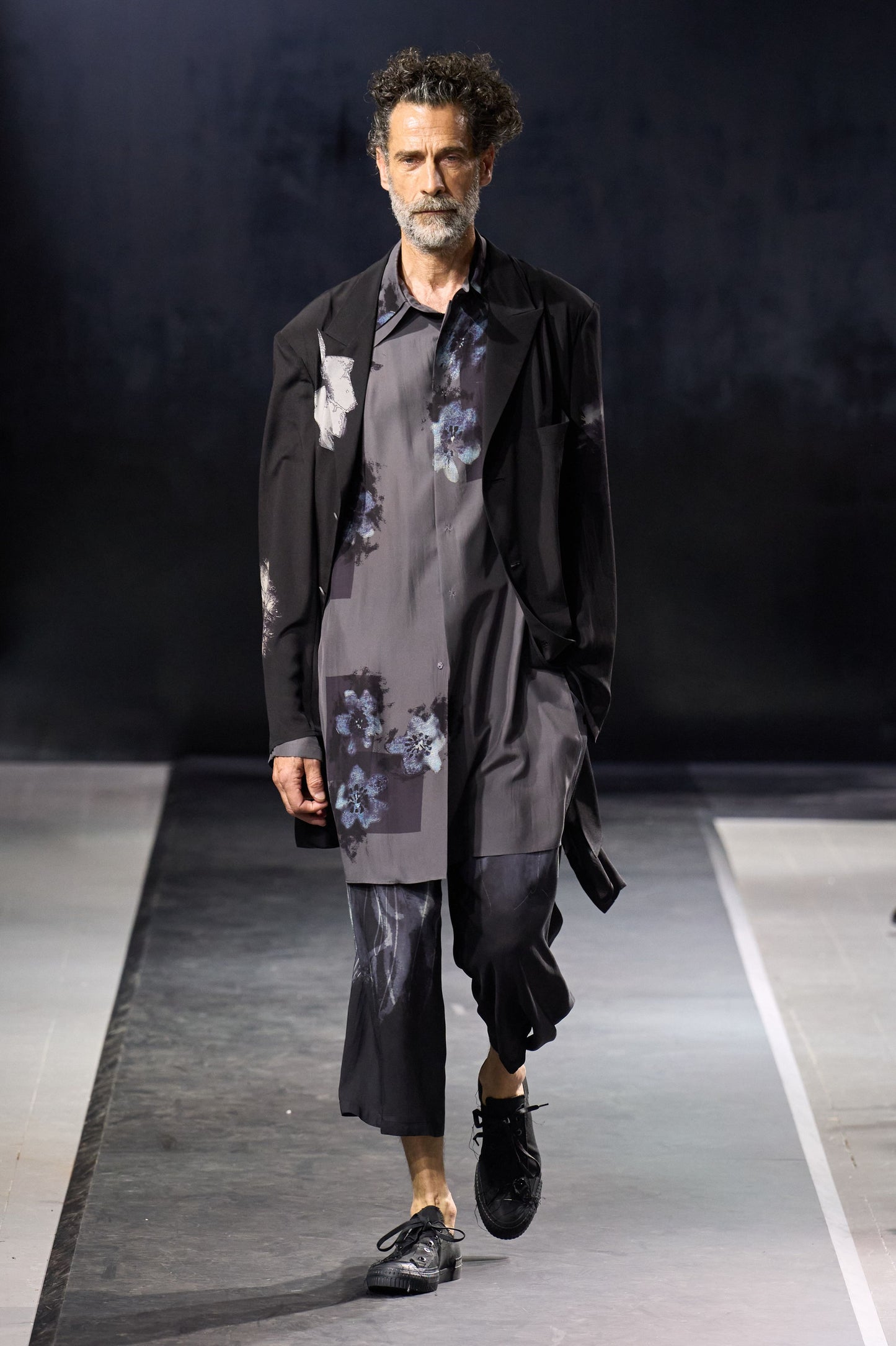 Yohji Yamamoto Flowers 3Collar Shirt