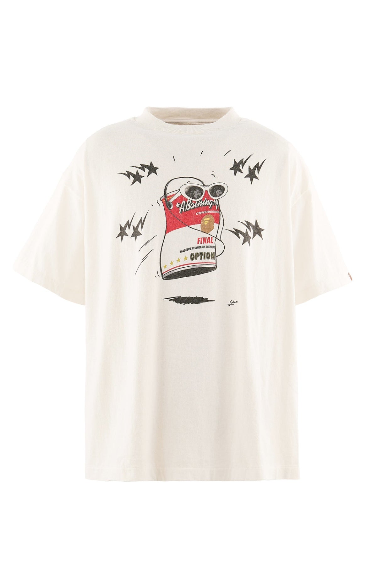 SAINT Mxxxxxx × BAPE Jump® T-Shirt White