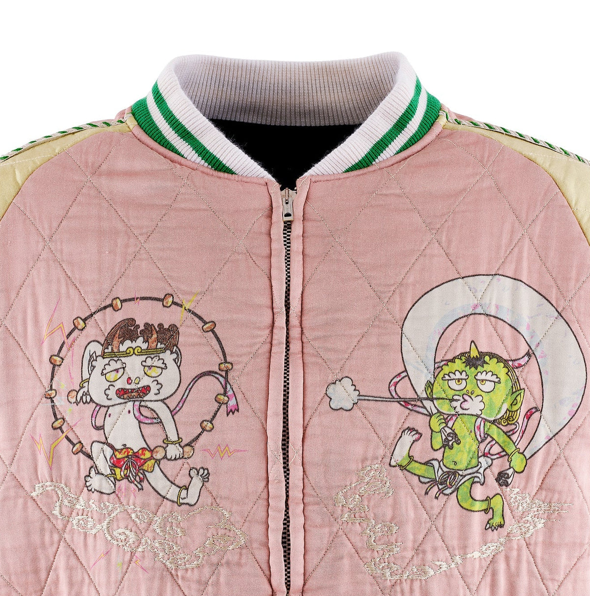 Mononoke・Made x Takashi Murakami Reversible "Sukajan" Jacket Black/Pink