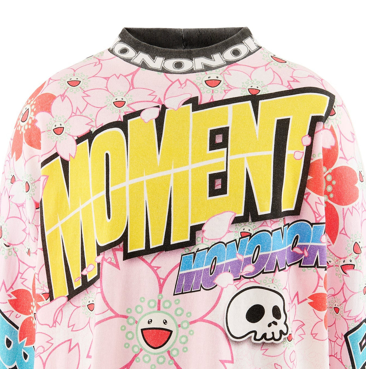 Mononoke・Made x Takashi Murakami Sakura Wide Long Sleeve T-Shirt White