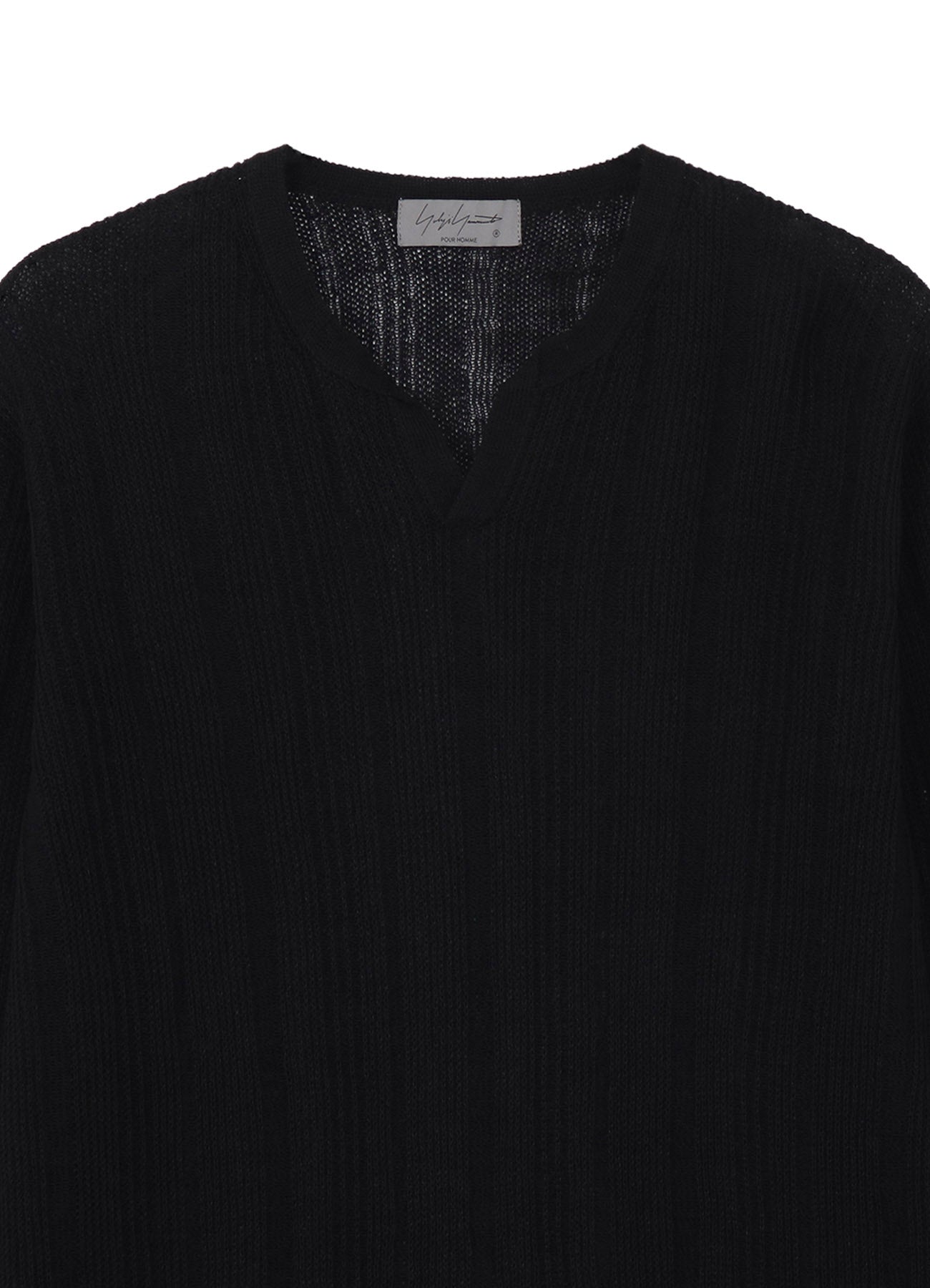 Yohji Yamamoto Knitted Henry Neck Pullover