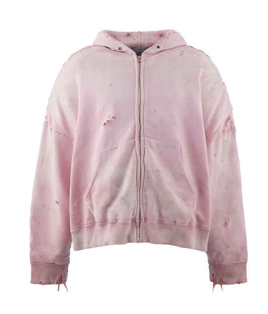 Mononoke・Made x Takashi Murakami Sakura Double Face Zip Hoodie Pink