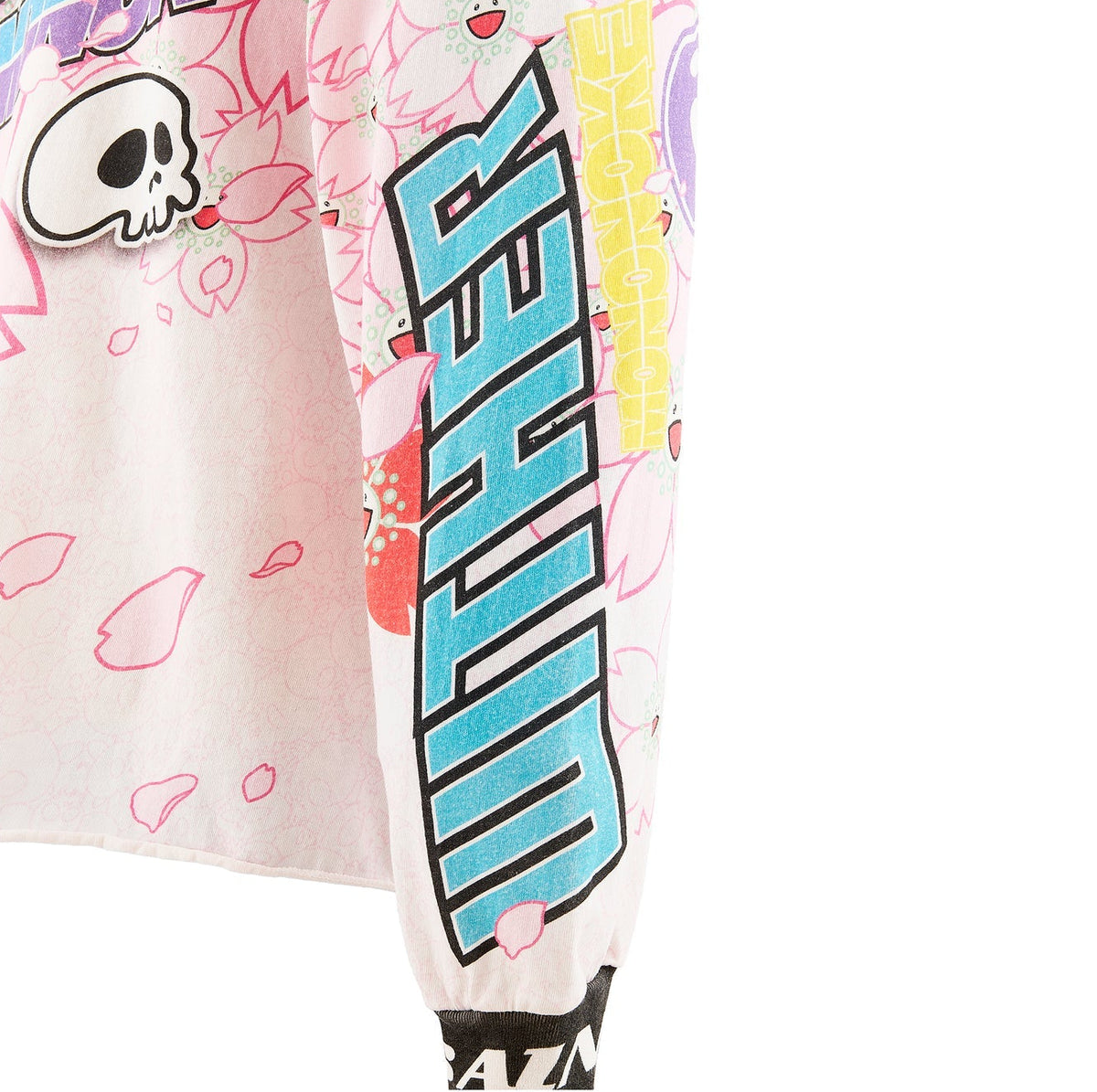 Mononoke・Made x Takashi Murakami Sakura Wide Long Sleeve T-Shirt White