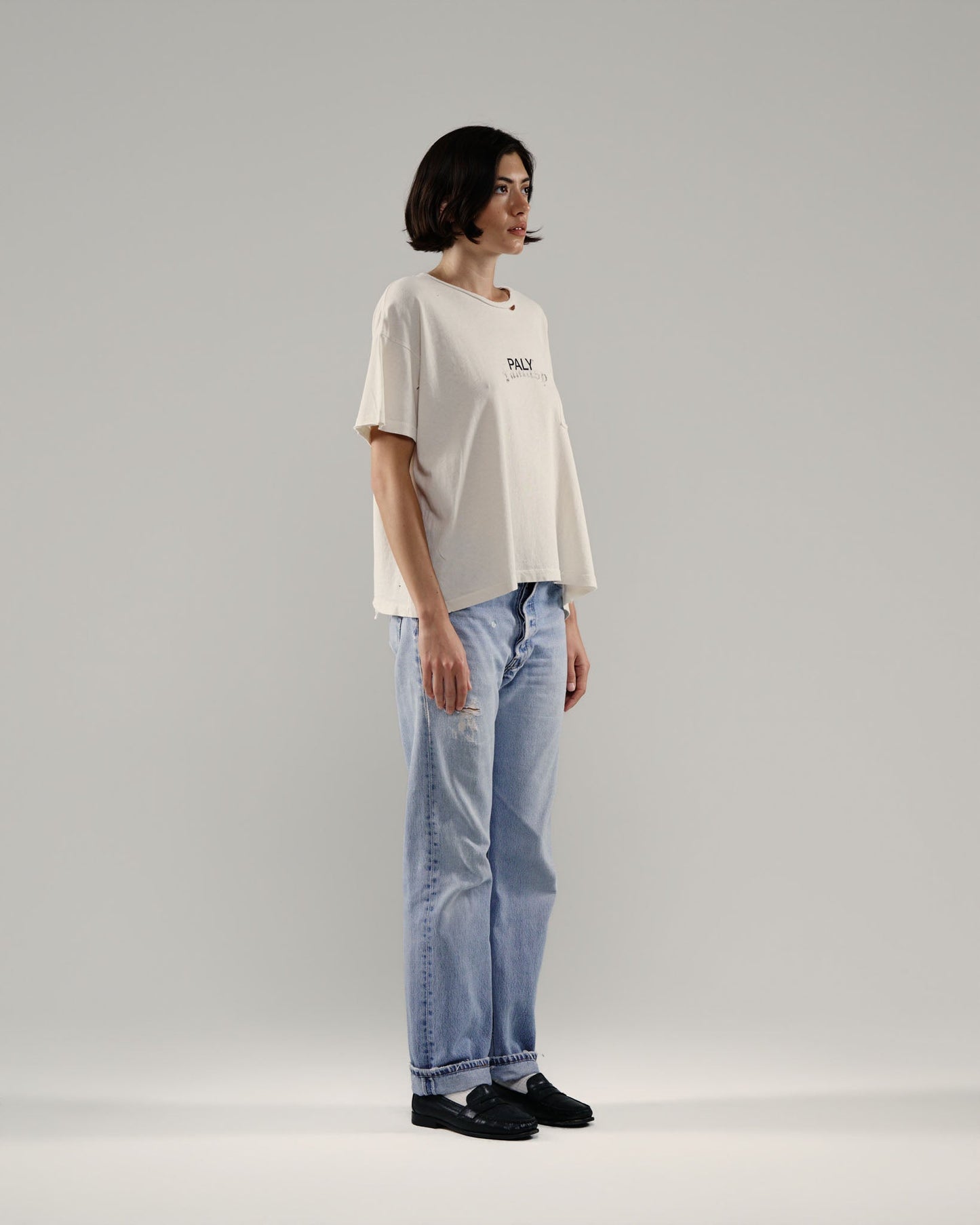 Paly Hollywood Core Logo Tee White