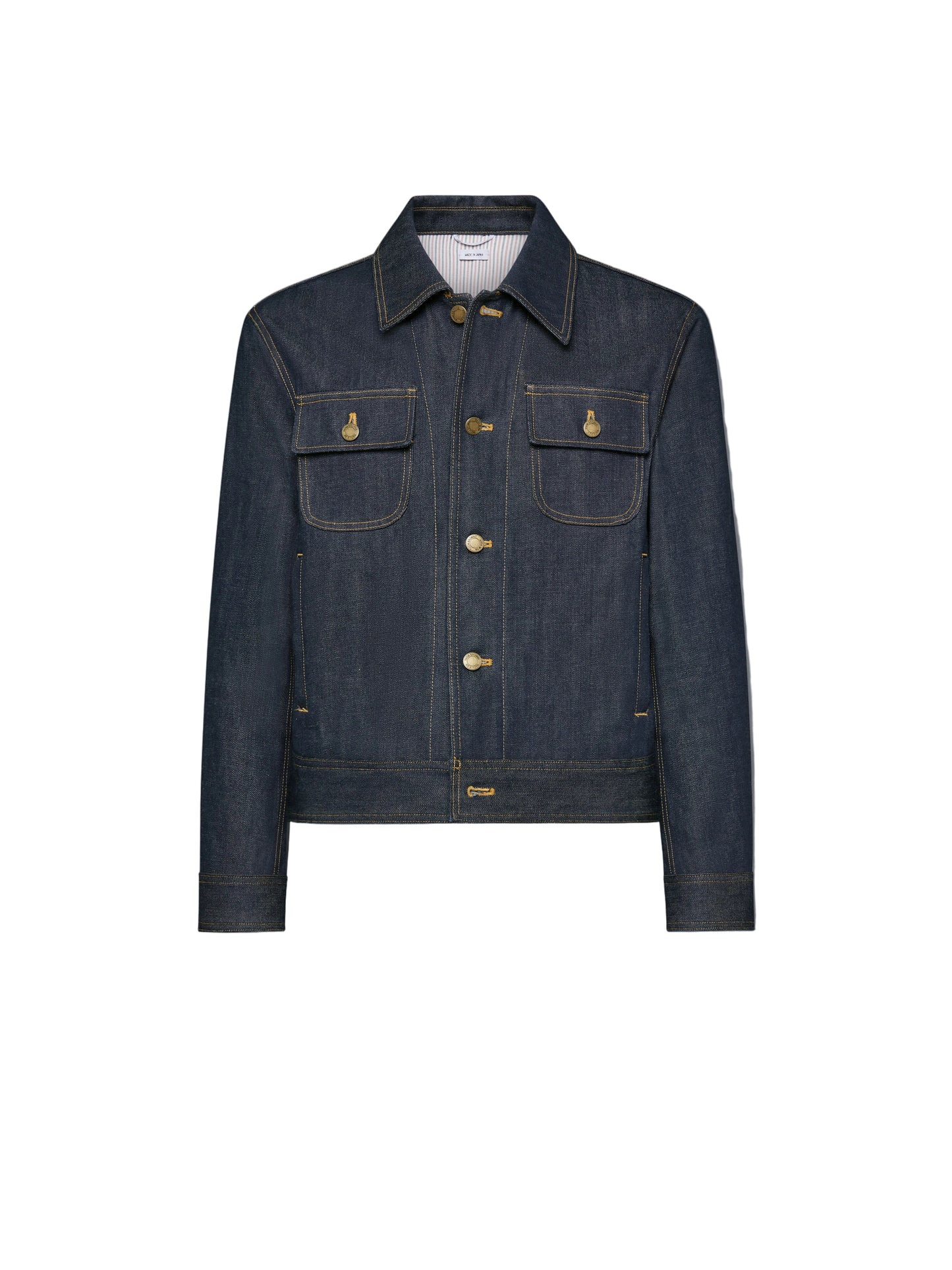 Thom Browne Selvedge Denim Backstrap Utility Jacket