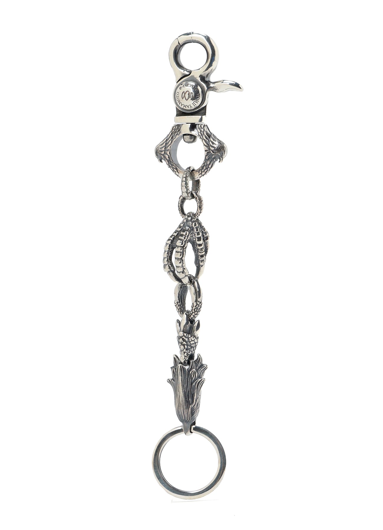 Yohji Yamamoto Silver 950 Eagle Keychain
