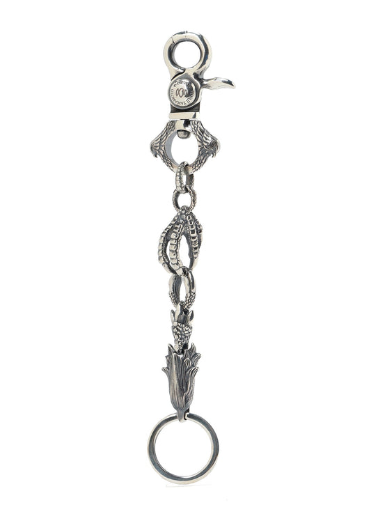 Yohji Yamamoto Silver 950 Eagle Keychain