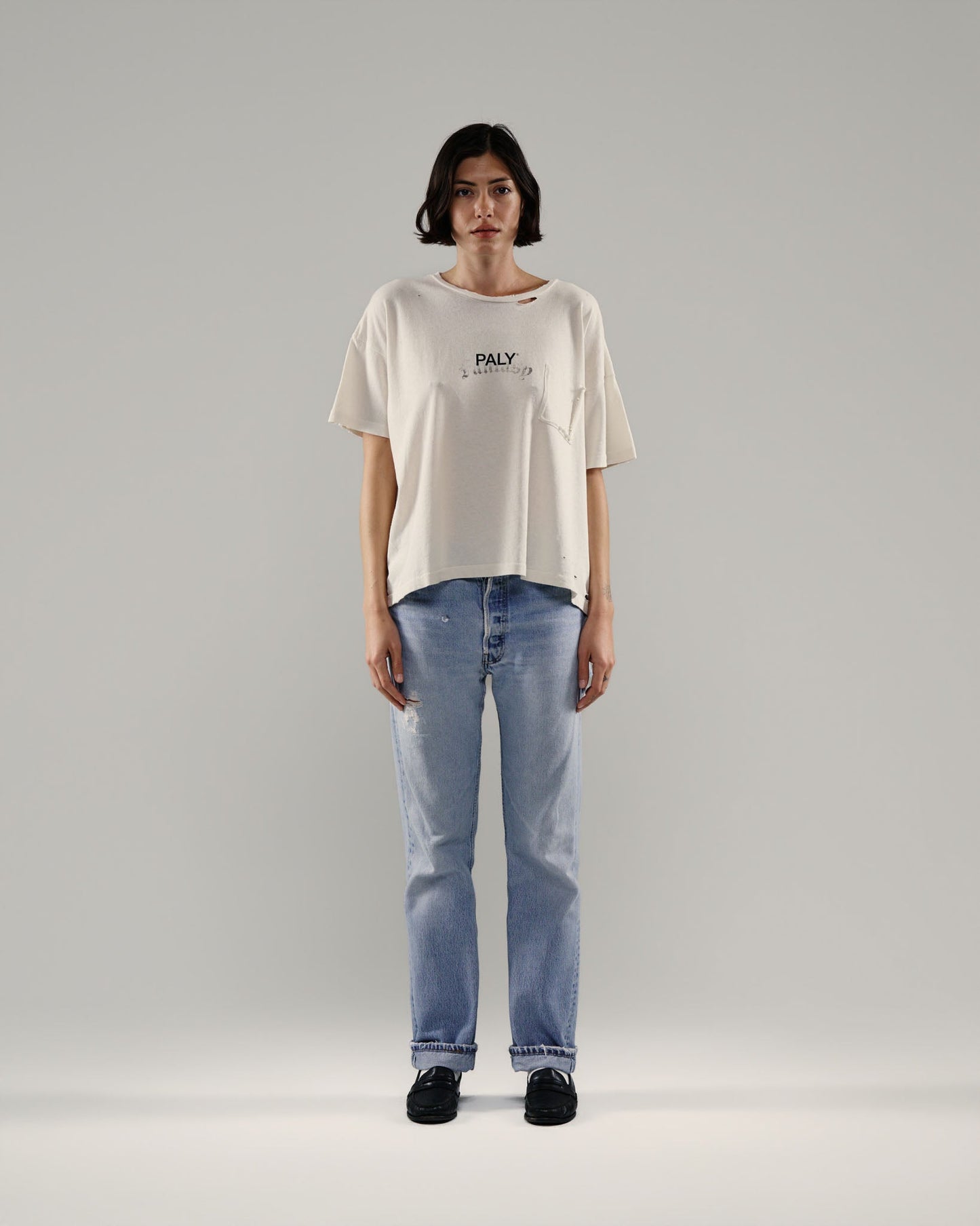 Paly Hollywood Core Logo Tee White