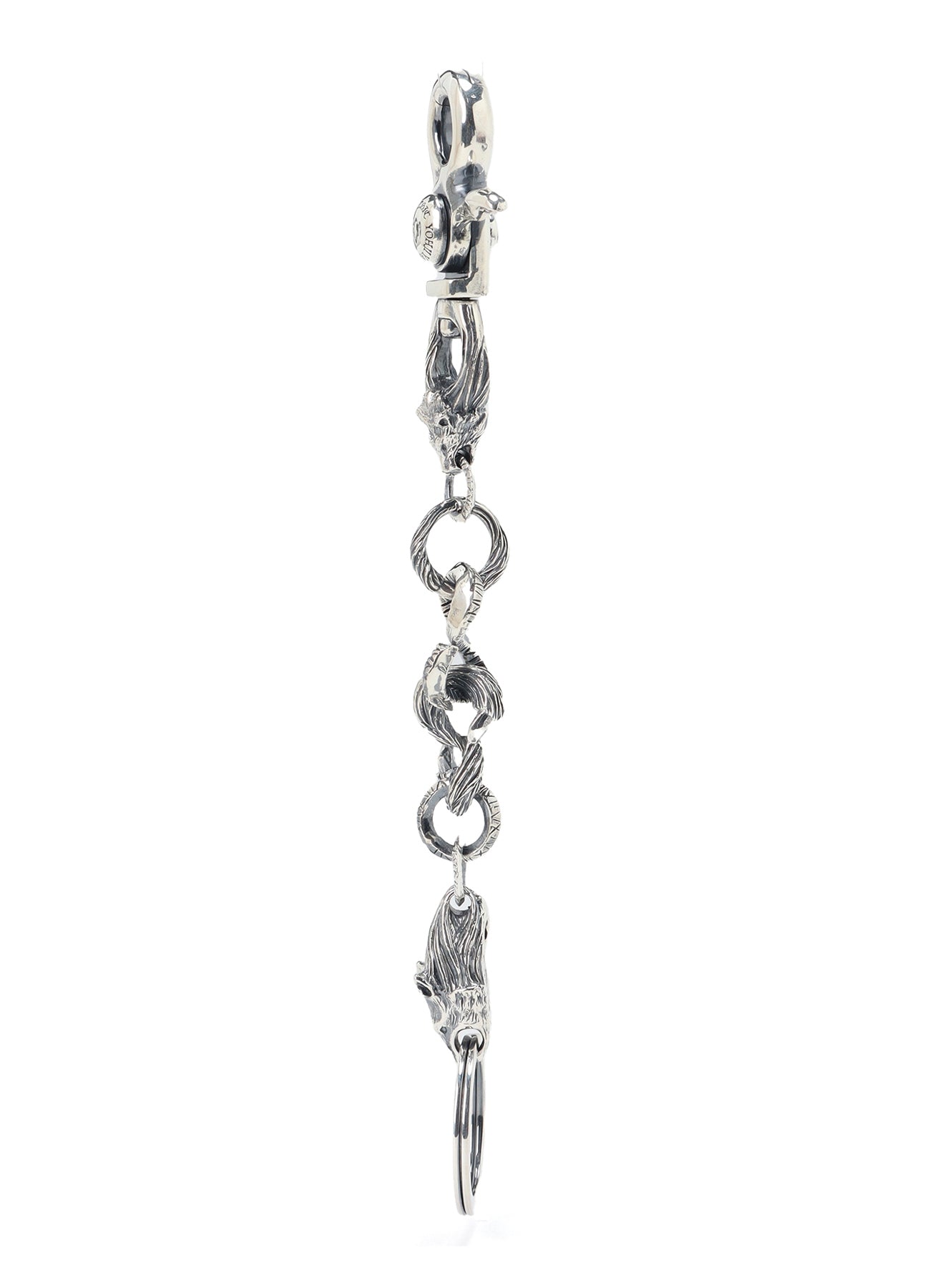 GOTHIC YOHJI YAMAMOTO シルバー950 キーチェーン Yohji Yamamoto Silver 950 Wolf Keychain – Mosaique d'Art