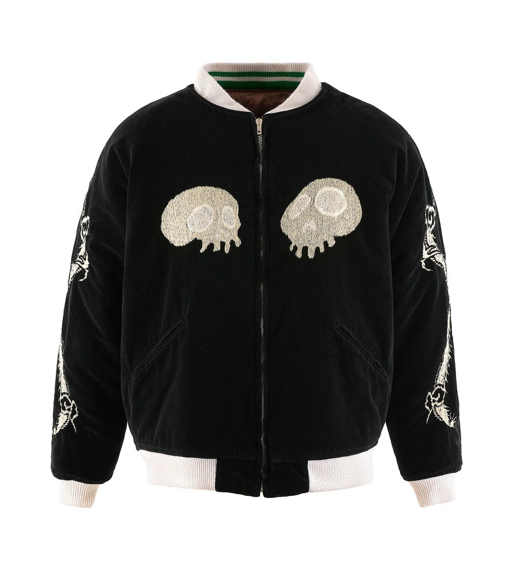 Mononoke・Made x Takashi Murakami Reversible "Sukajan" Jacket Black/Pink