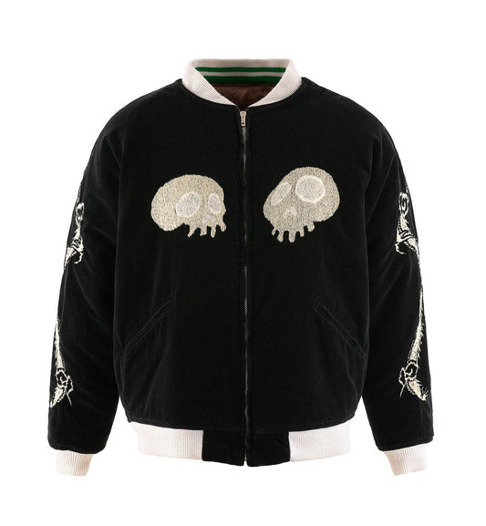 Mononoke・Made x Takashi Murakami Reversible "Sukajan" Jacket Black/Pink