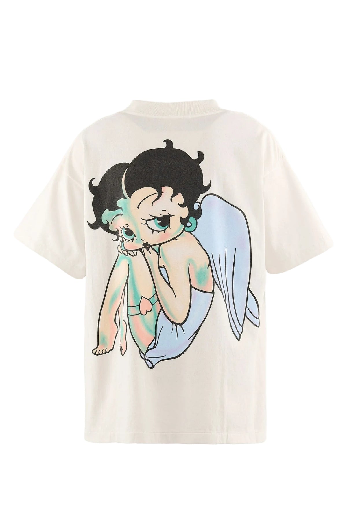 SAINT Mxxxxxx × Betty Boop™ BTY Angel T-Shirt White