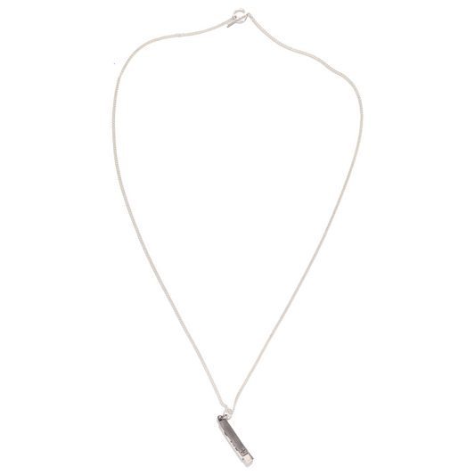 Enfants Riches Déprimés Knife Necklace in antique sterling silver