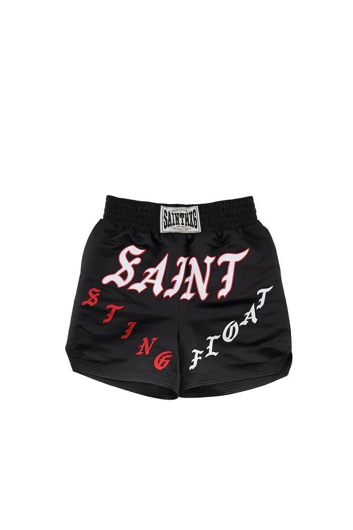 Saint Michael Black Boxing Shorts