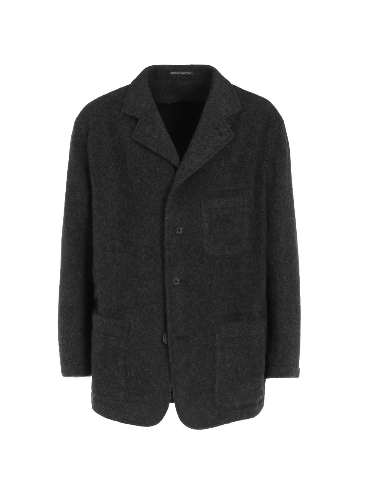Yohji Yamamoto × Masses Wool Herringbone Jacket