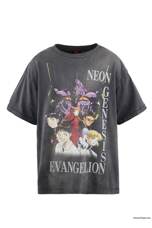 Saint Michael Neon Genesis Black T-shirt