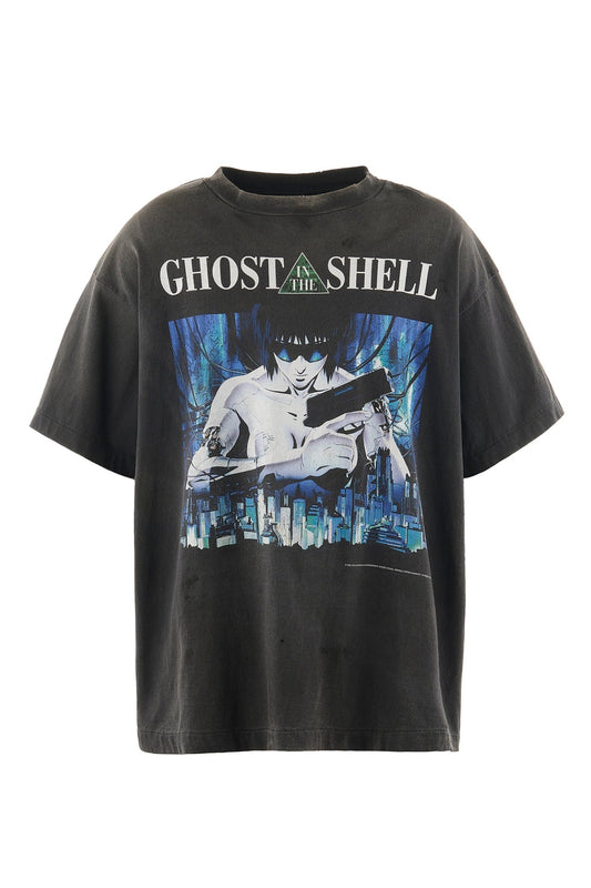 Saint Michael x Ghost in the Shell Gits Black T-shirt